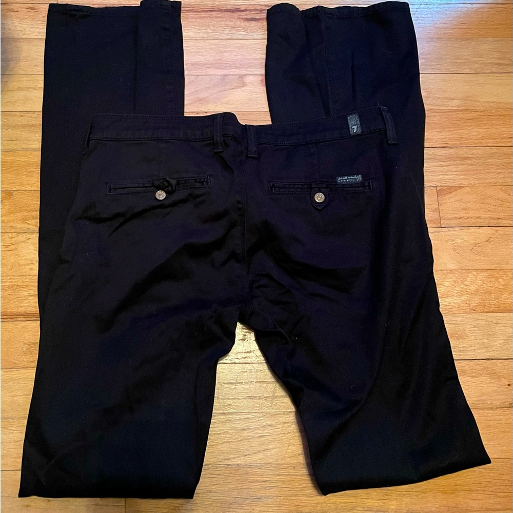 Women’s 7 Seven for all mankind black jeans size 31- 100% authentic EUC